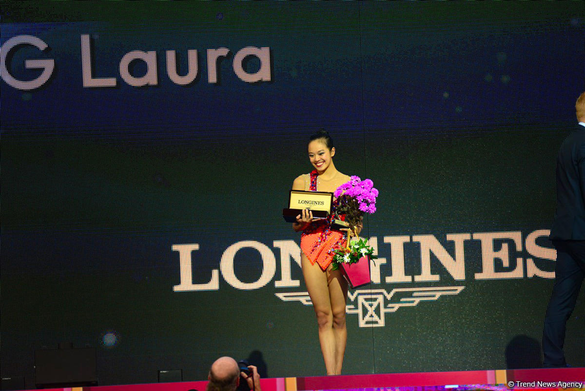 Awarding ceremony of winners of 37th Rhythmic Gymnastics World Championships held in Baku (PHOTO)