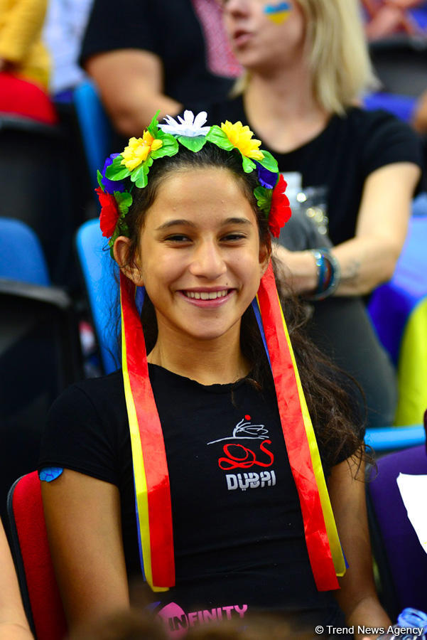 Spectators of World Championships in Baku admire gymnasts’ grace (PHOTO)