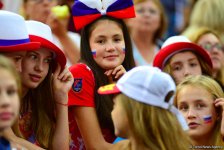 Highlights of World Championships in Baku - spectators in stands (PHOTO)