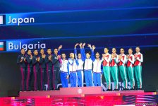Awarding ceremony of winners of 37th Rhythmic Gymnastics World Championships held in Baku (PHOTO)