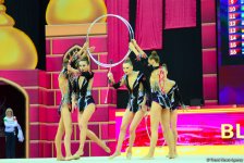 Team competitions in group exercises underway at 37th Rhythmic Gymnastics World Cup in Baku (PHOTO)