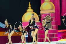 Team competitions in group exercises underway at 37th Rhythmic Gymnastics World Cup in Baku (PHOTO)