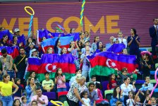 Team competitions in group exercises underway at 37th Rhythmic Gymnastics World Cup in Baku (PHOTO)