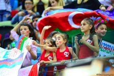 Team competitions in group exercises underway at 37th Rhythmic Gymnastics World Cup in Baku (PHOTO)