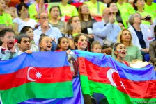 Team competitions in group exercises underway at 37th Rhythmic Gymnastics World Cup in Baku (PHOTO)