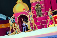Team competitions in group exercises underway at 37th Rhythmic Gymnastics World Cup in Baku (PHOTO)