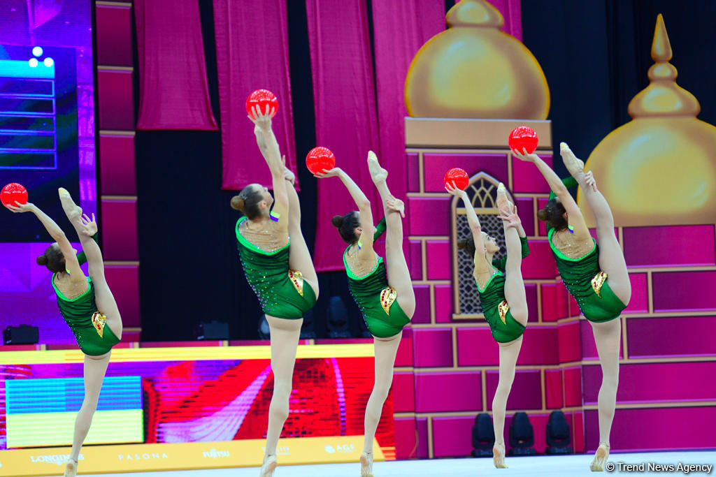 Best moments from final day in 37th Rhythmic Gymnastics World Championships in Baku (PHOTO)