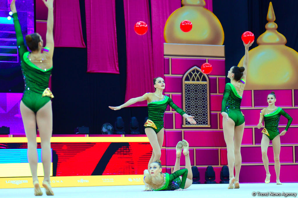Best moments from final day in 37th Rhythmic Gymnastics World Championships in Baku (PHOTO)