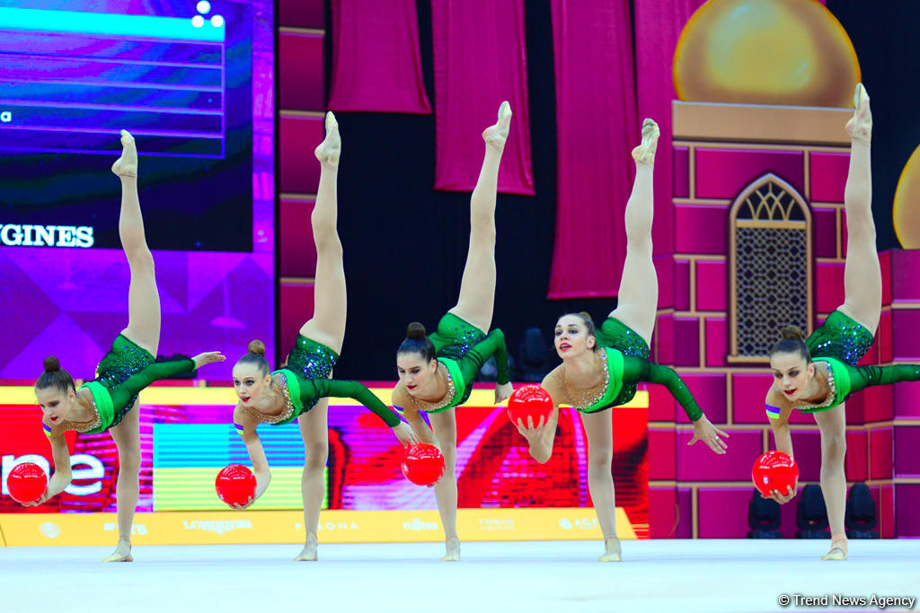 Best moments from final day in 37th Rhythmic Gymnastics World Championships in Baku (PHOTO)