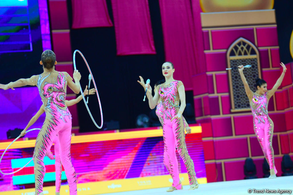 Best moments from final day in 37th Rhythmic Gymnastics World Championships in Baku (PHOTO)