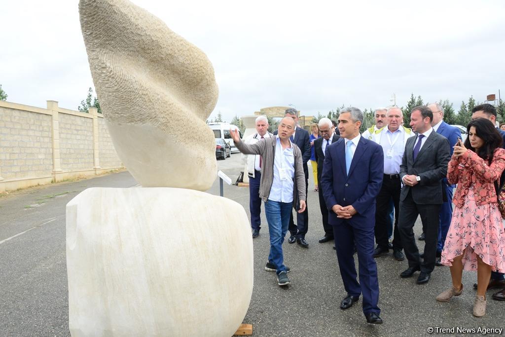 Sculptures by participants of int’l symposium presented as part of Nasimi Festival (PHOTO)