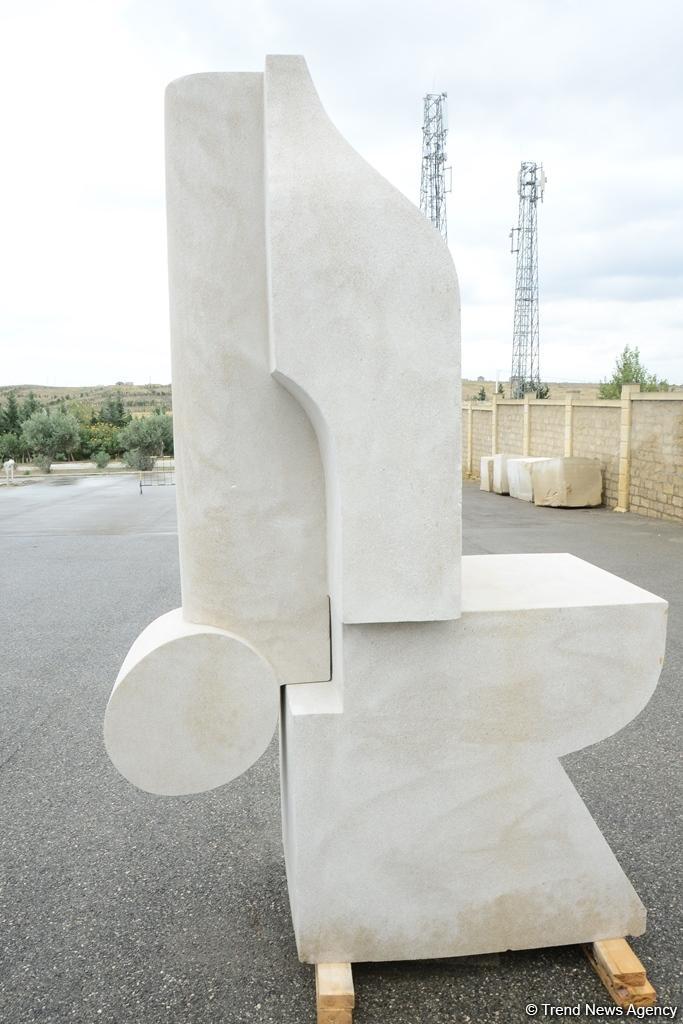 Sculptures by participants of int’l symposium presented as part of Nasimi Festival (PHOTO)