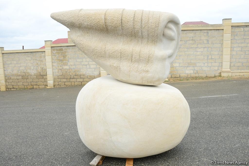 Sculptures by participants of int’l symposium presented as part of Nasimi Festival (PHOTO)