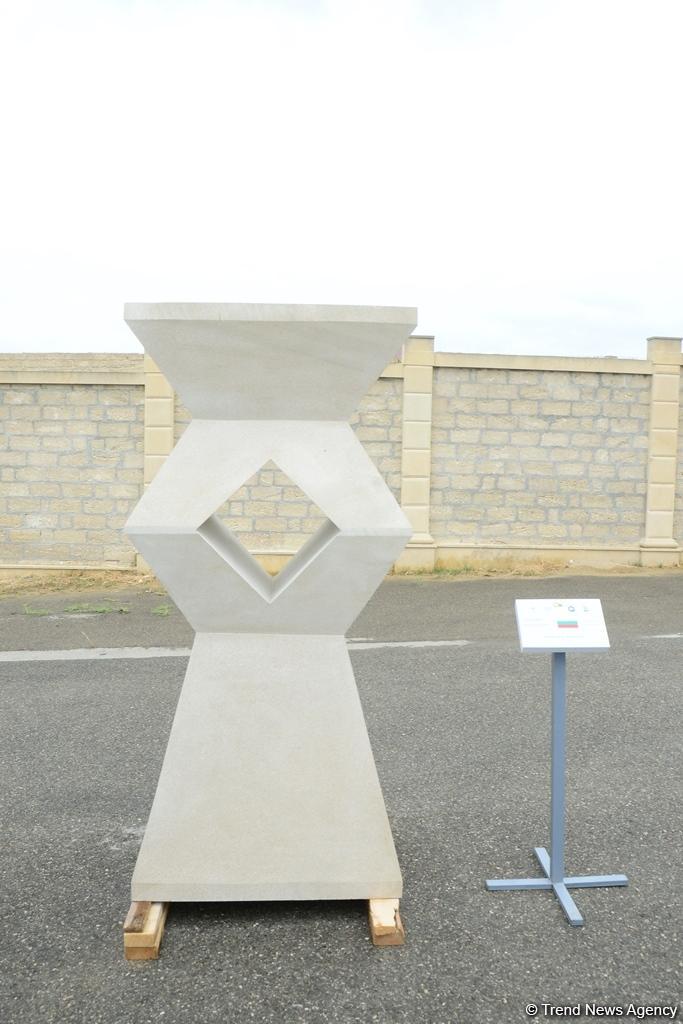 Sculptures by participants of int’l symposium presented as part of Nasimi Festival (PHOTO)