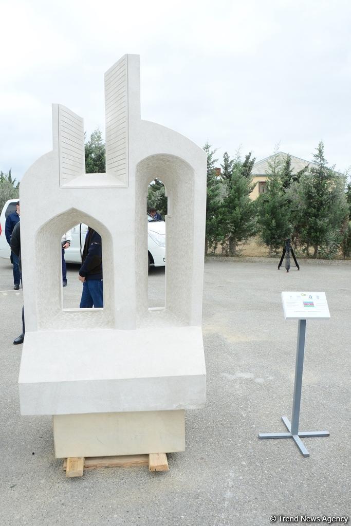 Sculptures by participants of int’l symposium presented as part of Nasimi Festival (PHOTO)
