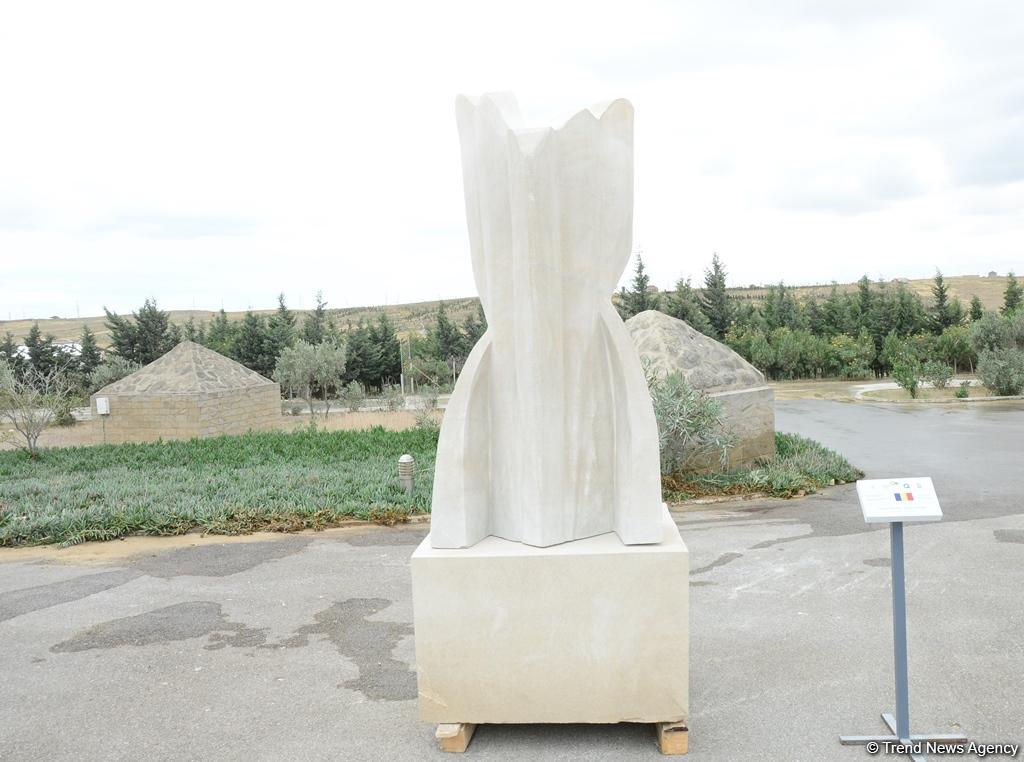Sculptures by participants of int’l symposium presented as part of Nasimi Festival (PHOTO)