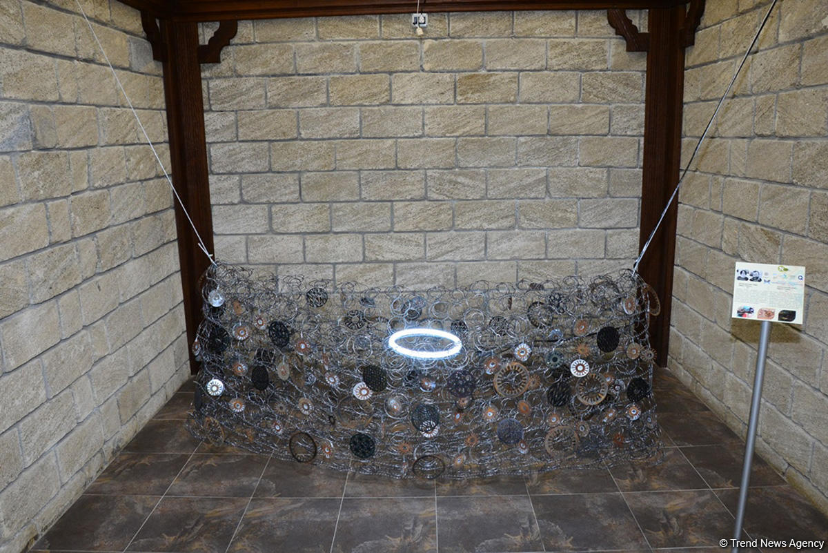 Works of 8th International Exhibition “From Waste to Art” showcased at Nasimi Festival (PHOTO)