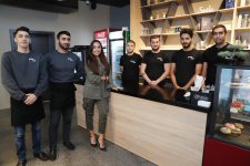 VP of Heydar Aliyev Foundation visits Central Park built along Fuzuli street (PHOTO)