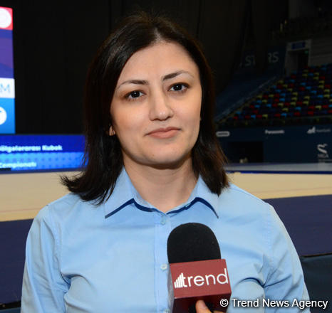 National rhythmic, aerobic gymnastics competitions in Azerbaijan allow young athletes to show abilities