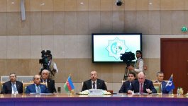 President Ilham Aliyev attends expanded session of CIS Heads of State Council in Ashgabat (PHOTO)
