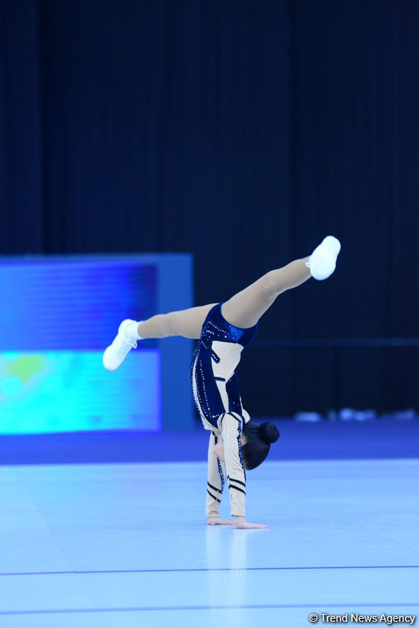 1st day of competitions of 5th Azerbaijan and Baku Championships in Aerobic Gymnastics kicks off (PHOTO)