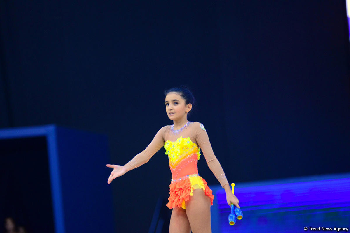 Rhythmic and aerobic gymnastics competitions underway at National Gymnastics Arena in Baku (PHOTO)