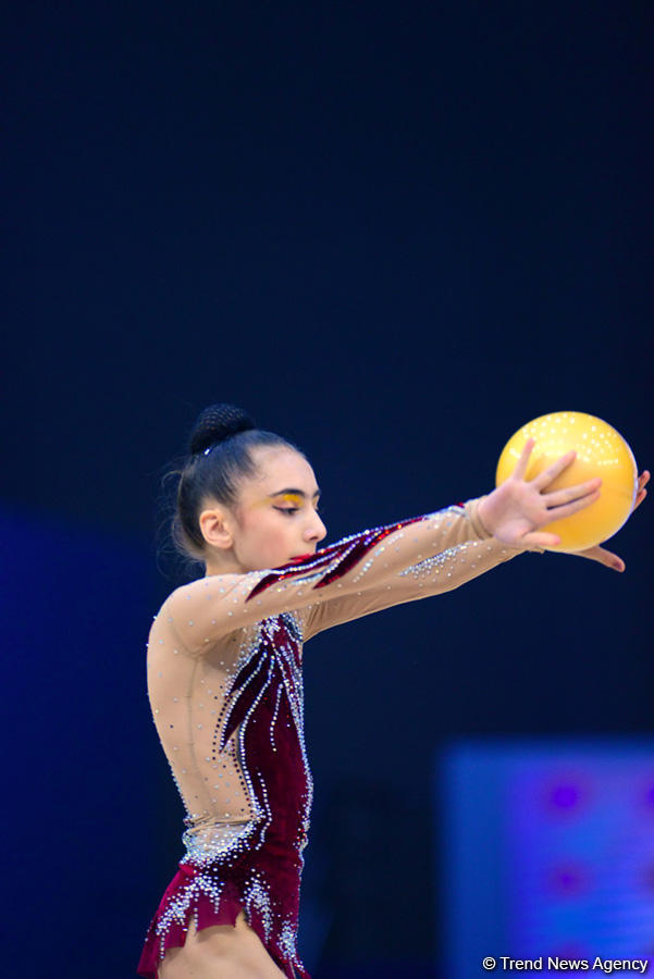 Rhythmic and aerobic gymnastics competitions underway at National Gymnastics Arena in Baku (PHOTO)