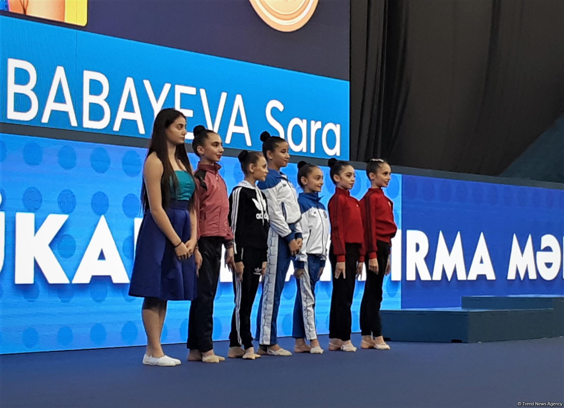 Baku hosts awarding ceremony for winners of Rhythmic Gymnastics “pre-juniors” Interregional Cup (PHOTO)