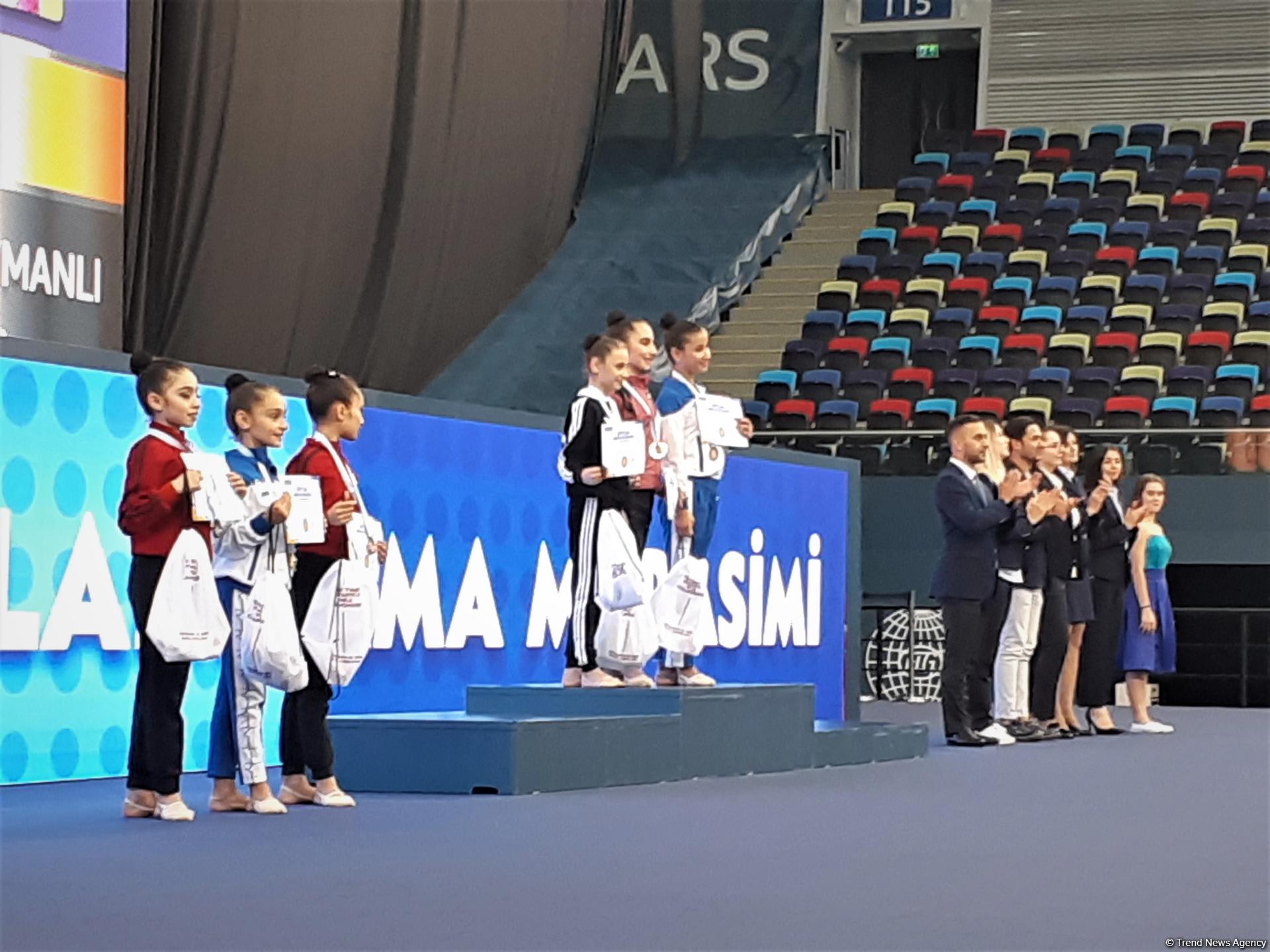 Baku hosts awarding ceremony for winners of Rhythmic Gymnastics “pre-juniors” Interregional Cup (PHOTO)