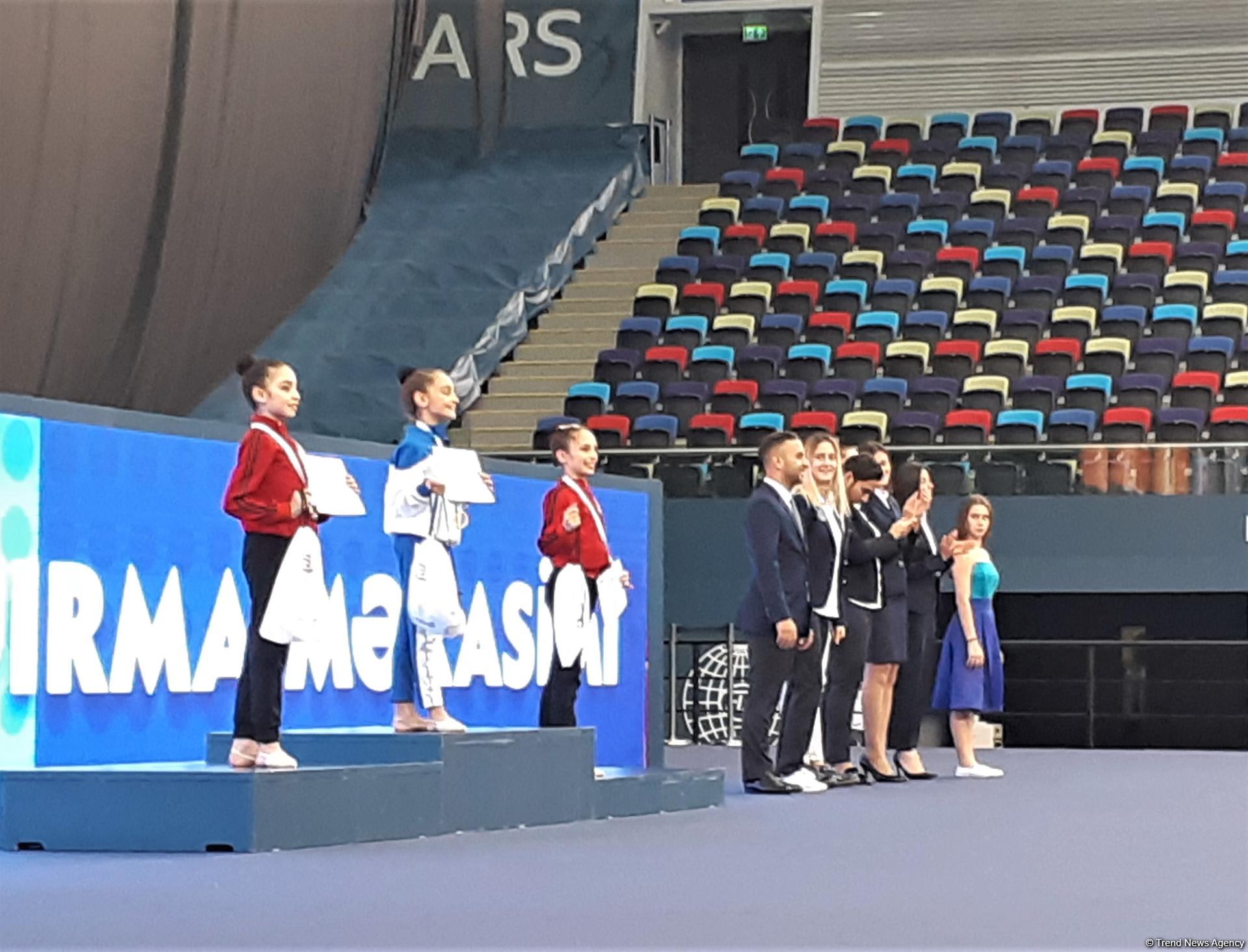 Baku hosts awarding ceremony for winners of Rhythmic Gymnastics “pre-juniors” Interregional Cup (PHOTO)