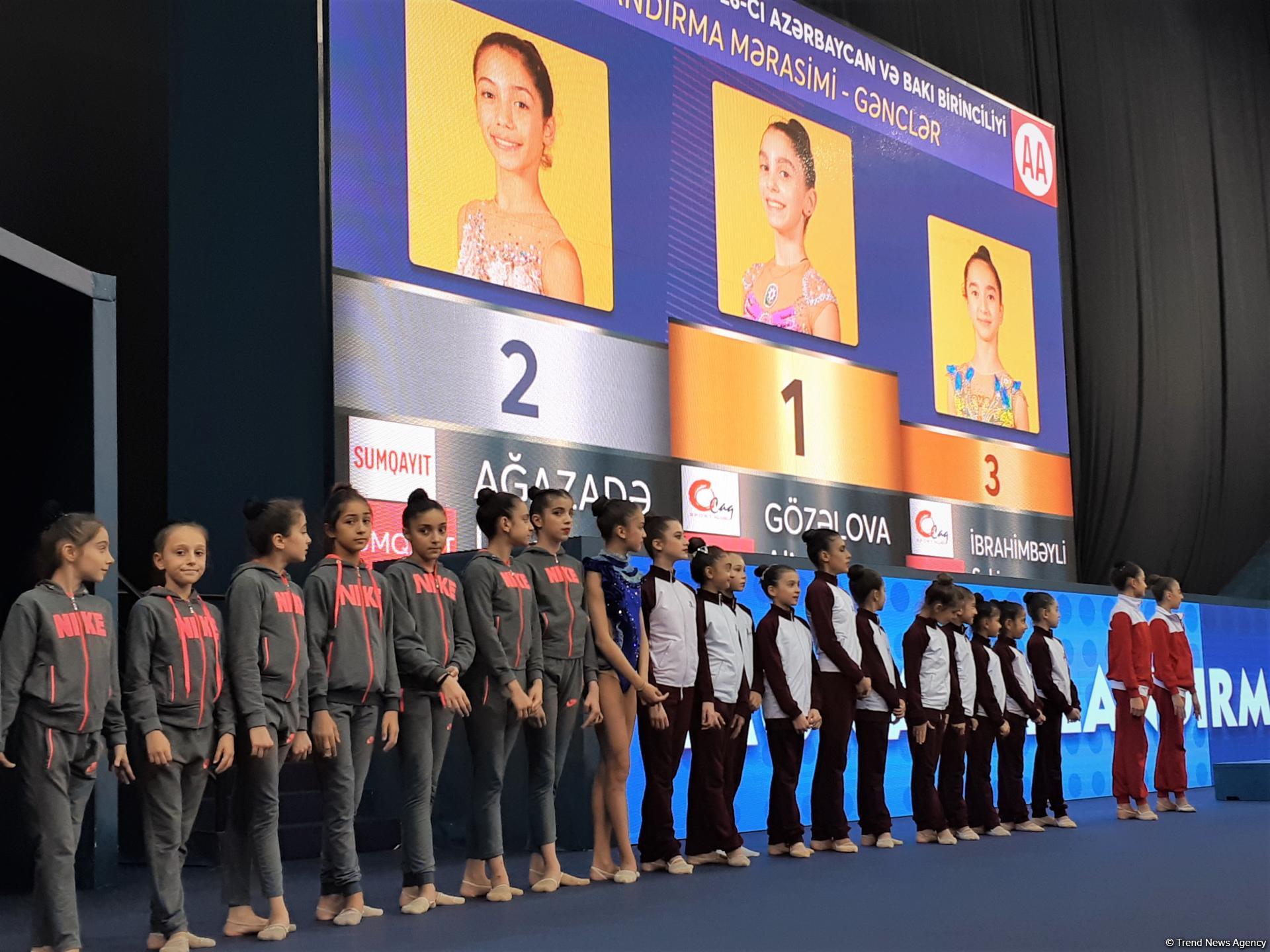 Awarding ceremony held for winners of 26th Azerbaijan and Baku Championships in Rhythmic Gymnastics (PHOTO)