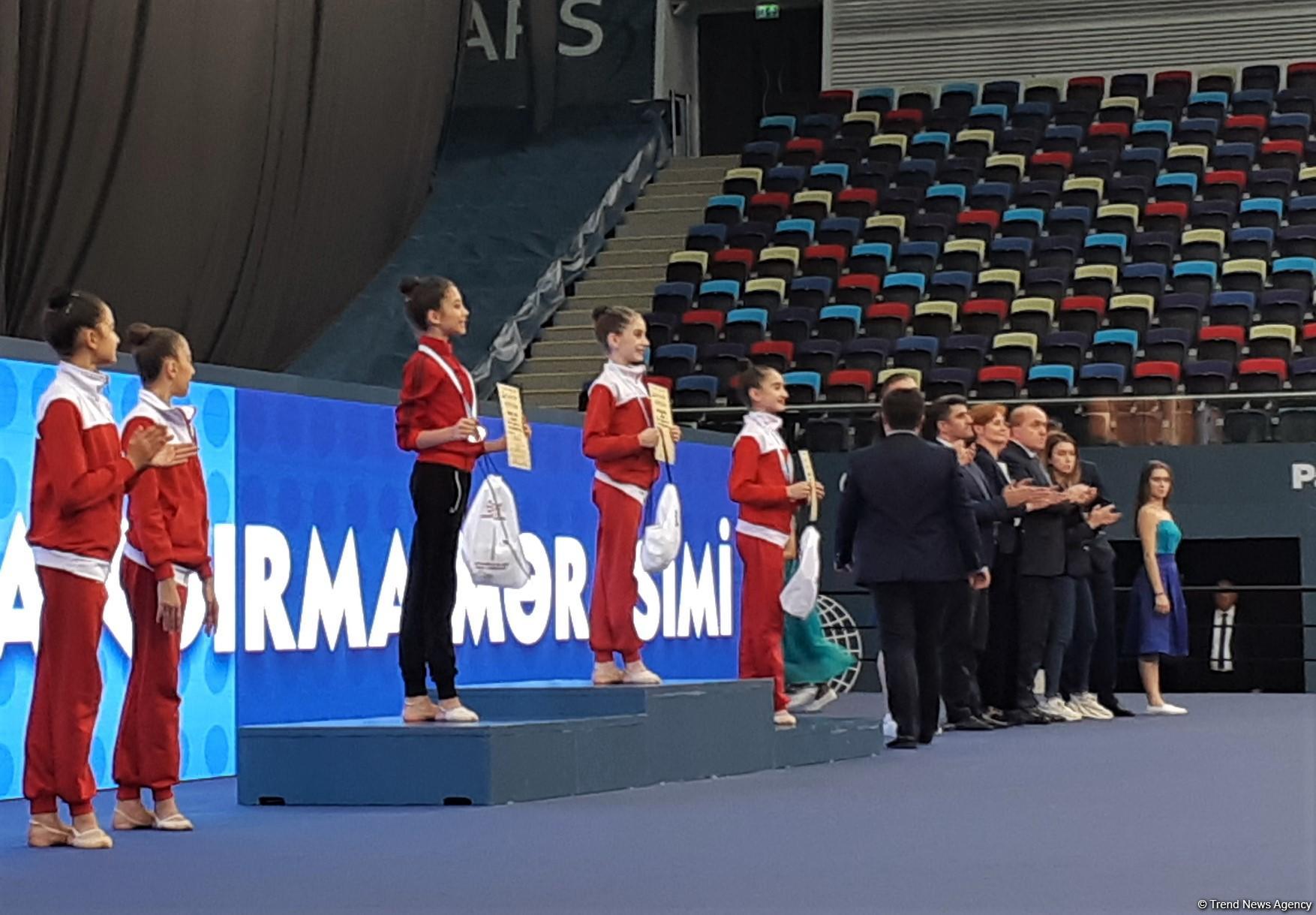 Awarding ceremony held for winners of 26th Azerbaijan and Baku Championships in Rhythmic Gymnastics (PHOTO)