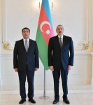 President Ilham Aliyev receives credentials of incoming Kazakh ambassador (PHOTO)