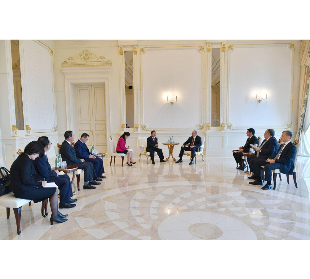 Azerbaijani president receives president of Presidium of Supreme People’s Assembly of Democratic People’s Republic of Korea (PHOTO)