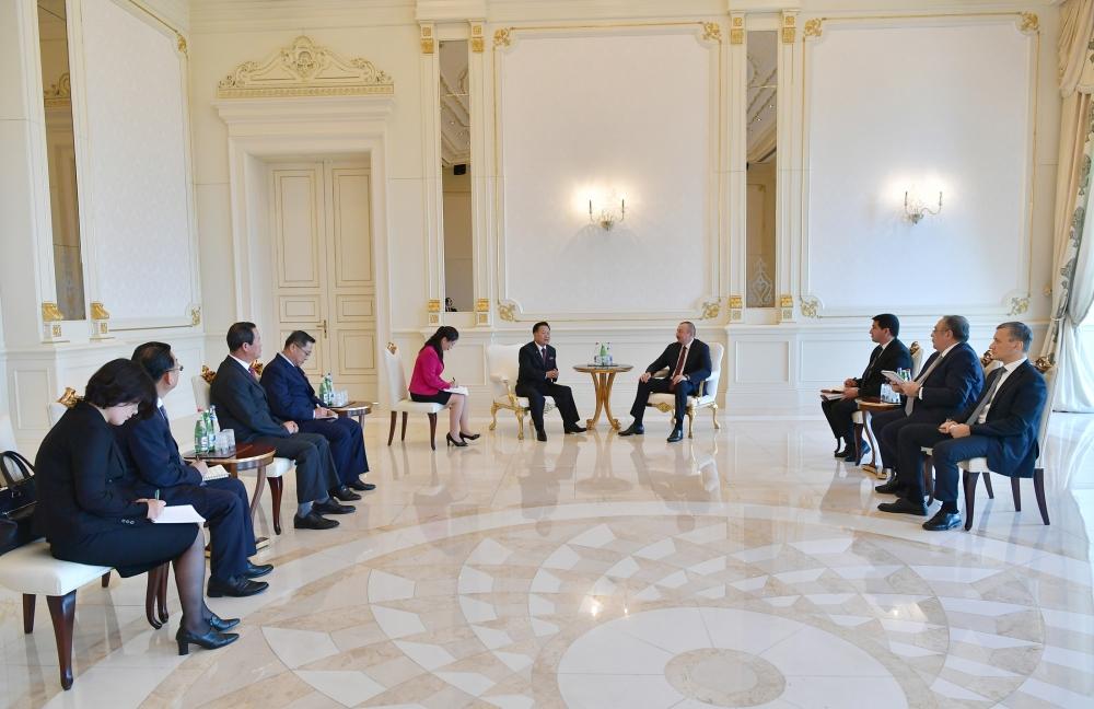 Azerbaijani president receives president of Presidium of Supreme People’s Assembly of Democratic People’s Republic of Korea (PHOTO)