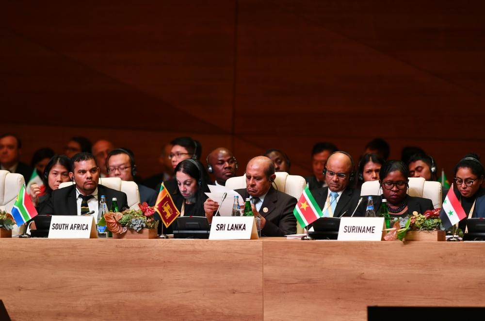 Azerbaijani president participates in 18th Summit of Non-Aligned Movement in Baku (PHOTO)