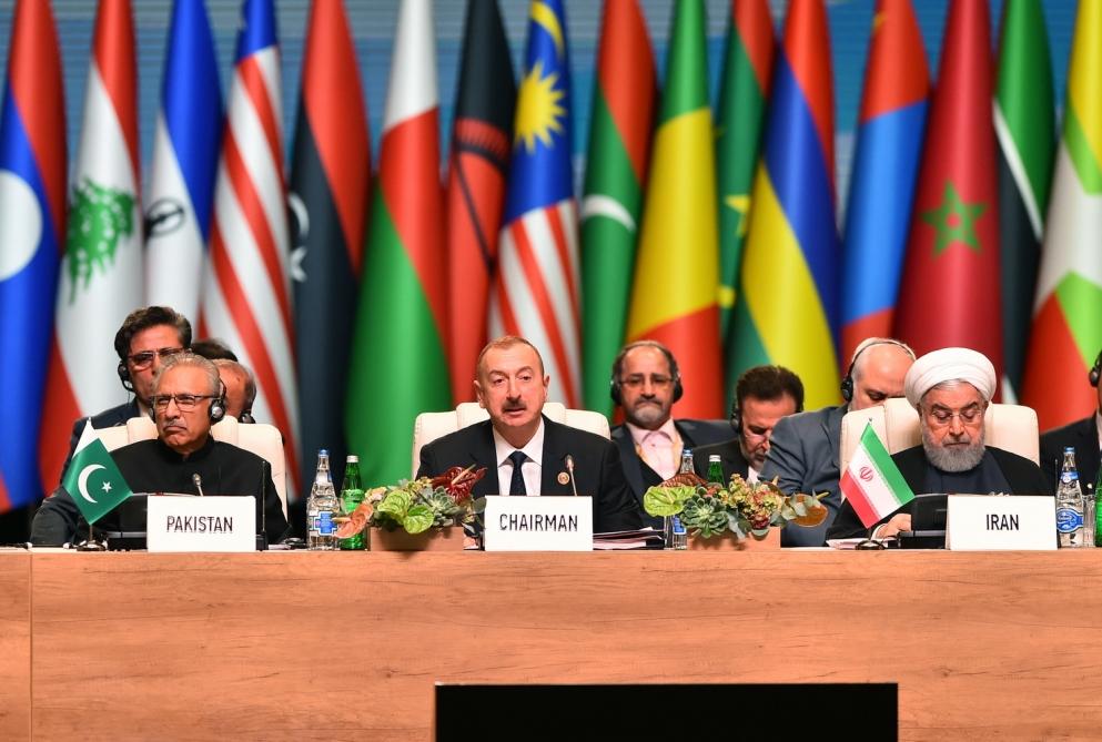 Azerbaijani president participates in 18th Summit of Non-Aligned Movement in Baku (PHOTO)