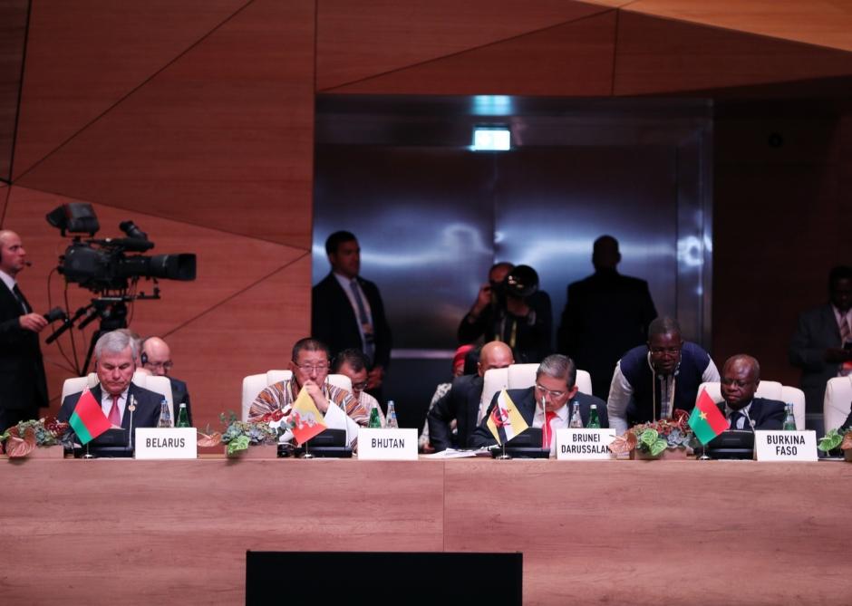 Azerbaijani president participates in 18th Summit of Non-Aligned Movement in Baku (PHOTO)