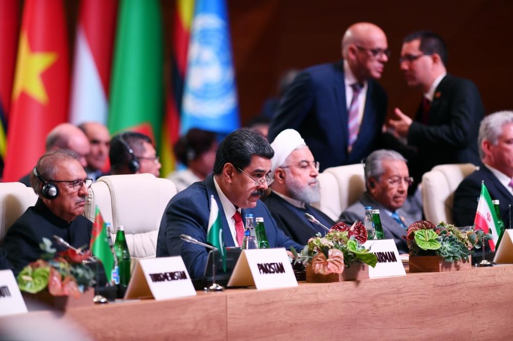Azerbaijani president participates in 18th Summit of Non-Aligned Movement in Baku (PHOTO)