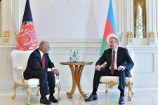 President Ilham Aliyev meets Afghan President Mohammad Ashraf Ghani (UPDATE)