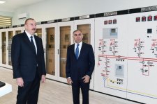 President Ilham Aliyev launches newly renovated “Gabala” power substation (PHOTO)