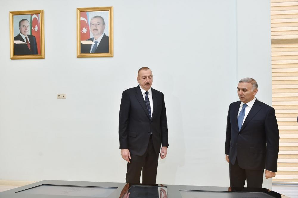 President Ilham Aliyev launches newly renovated “Gabala” power substation (PHOTO)