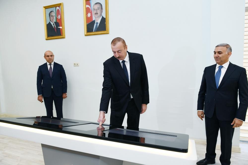 President Ilham Aliyev launches newly renovated “Gabala” power substation (PHOTO)