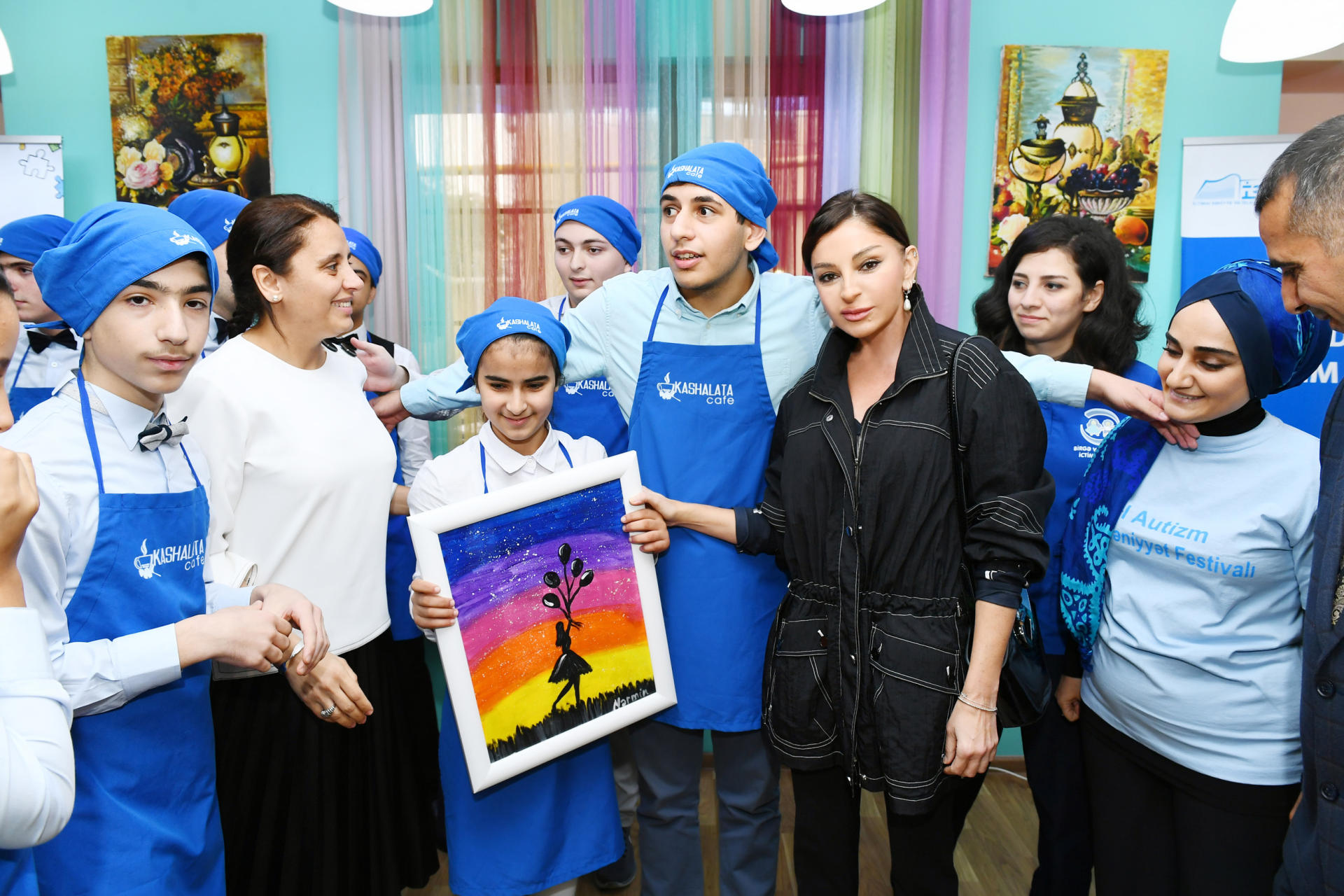 Azerbaijan's First VP visits Rehabilitation Center for children with autism (PHOTO)