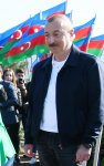 Azerbaijani president, first lady attend tree-planting campaign in Khatai district, Baku (PHOTO)