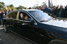 Azerbaijani president, first lady attend tree-planting campaign in Khatai district, Baku (PHOTO)