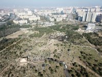 Azerbaijani president, first lady attend tree-planting campaign in Khatai district, Baku (PHOTO)