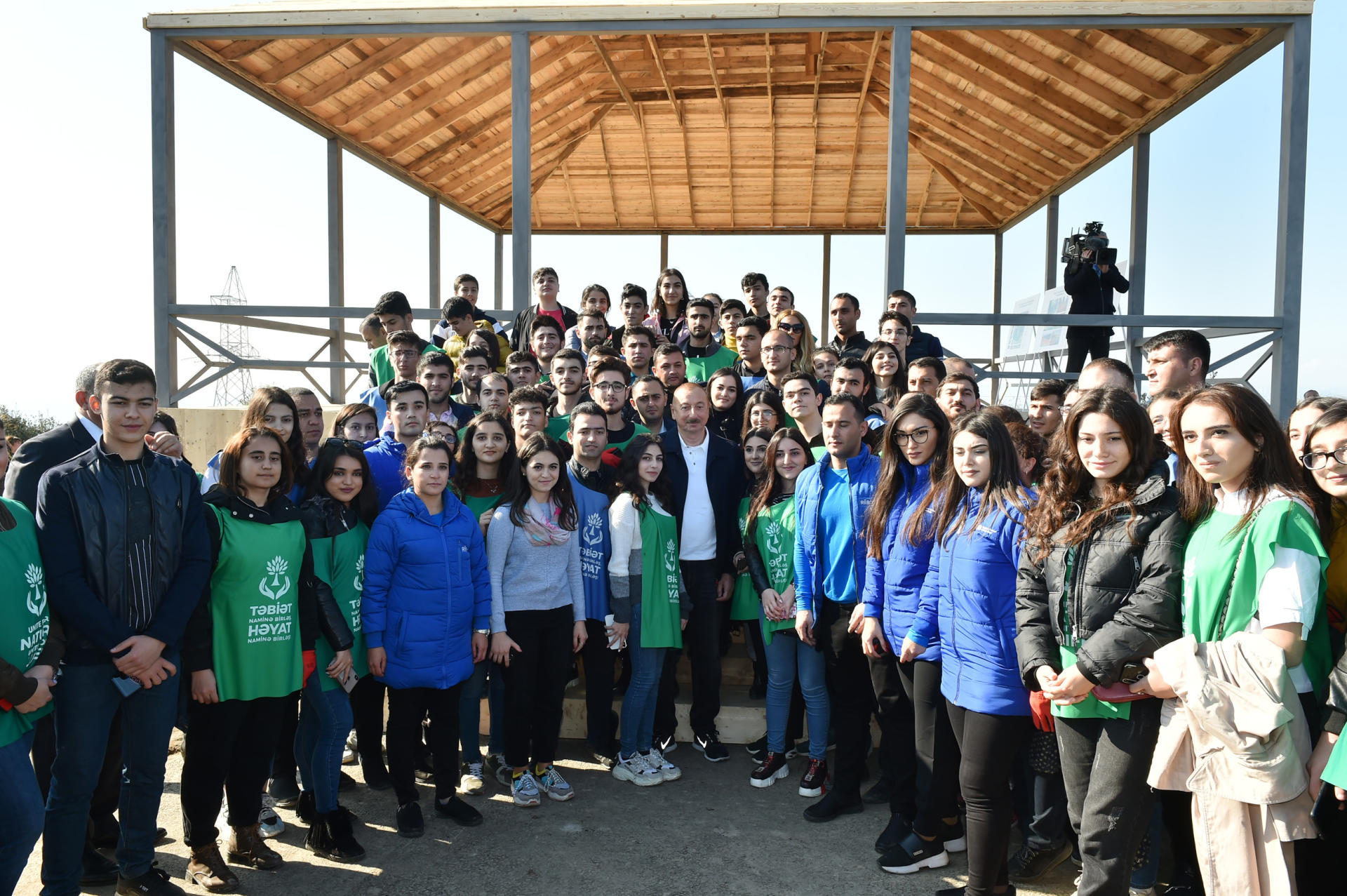 Azerbaijani president, first lady attend tree-planting campaign in Khatai district, Baku (PHOTO)