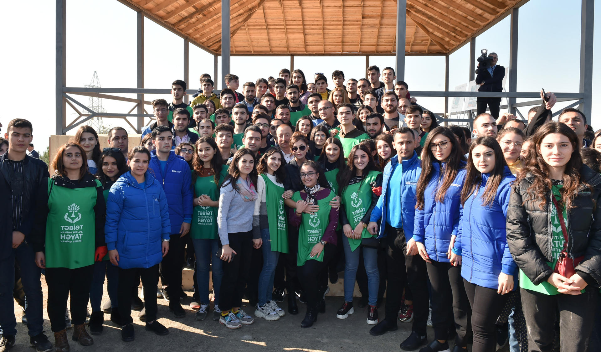 Azerbaijani president, first lady attend tree-planting campaign in Khatai district, Baku (PHOTO)