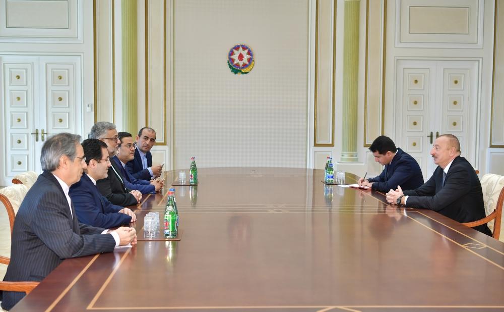 Ilham Aliyev receives delegation led by head of Iran’s Culture and Islamic Communications organization (PHOTO)